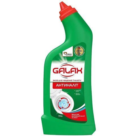 Засіб для чищення унітазу Galax das PowerClean "Антиналіт",750г 004745 фото