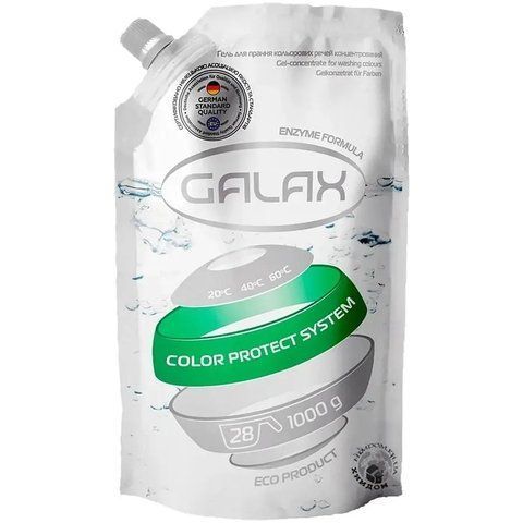 GALAX Гель для прання кольорових речей концетрований 1000г (DOYPACK) 600513 фото
