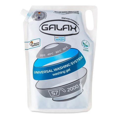 GALAX Гель для прання універсальний концетрований 2000г (DOYPACK) 000532 фото
