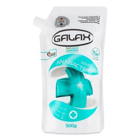 GALAX Рідке мило "Класичне" з антибактеріальними властивостями 500г (DOYPACK) 001539 фото
