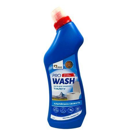 PRO WASH Засіб для чищення унітазу &ldquo;Альпійська свіжість&rdquo;,750г 001492 фото