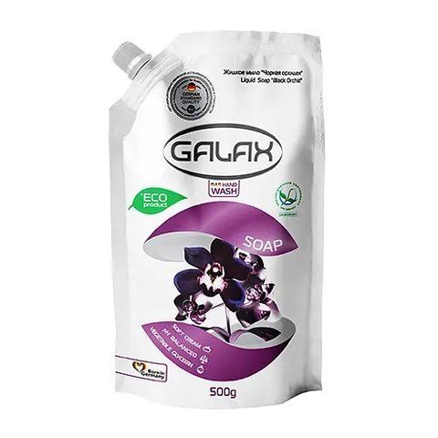 GALAX Рідке мило "Чорна орхідея" 500г (DOYPACK) 000877 фото
