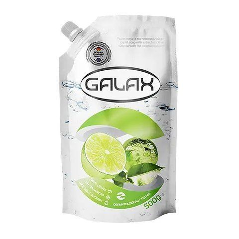 GALAX Рідке мило з екстрактом лайма 500г (DOYPACK) (24 шт) 000914 фото