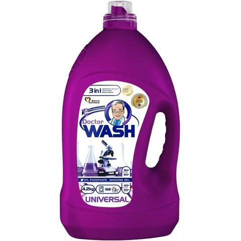 DOCTOR WASH Гель для прання універсальний 3800 мл 720870 фото