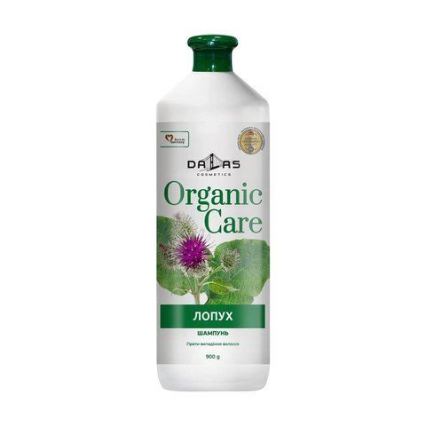 DALAS Шампунь для волосся Organic care "Лопух" 900 г 000020 фото